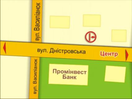Сiтiлайт A у Львові вул. Дністровська, 30 схема