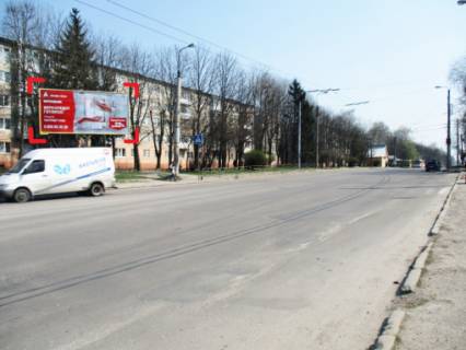 Білборд, Бігборд (Борд)  B у Львові вул. Л. Українки, 1 Фото 1