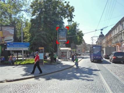 Ситилайт B в Львове пл. Франка (острівець), місце 1 фото 1