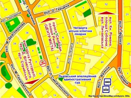 Сiтiлайт A у Львові вул. Саксаганського, 6 схема