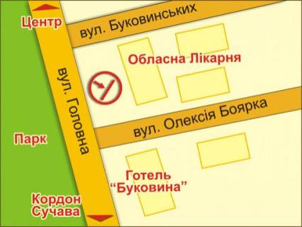 Билборд B в Львове вул. Головна, 137 схема