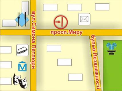 Сiтiлайт B у Рівному пр. Миру, 9, місце 2 схема