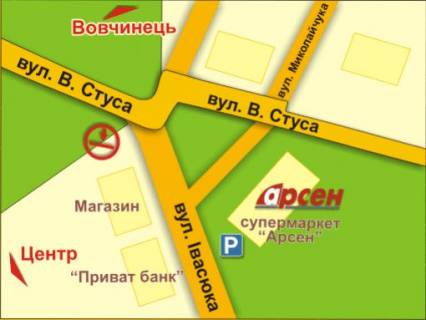 Білборд, Бігборд (Борд)  A у Івано-Франківську вул. Івасюка, 24 схема