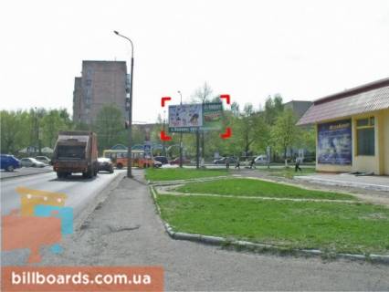 Білборд, Бігборд (Борд)  A у Луцьку вул. Воїнів-Інтернаціоналістів, 1 Фото 1