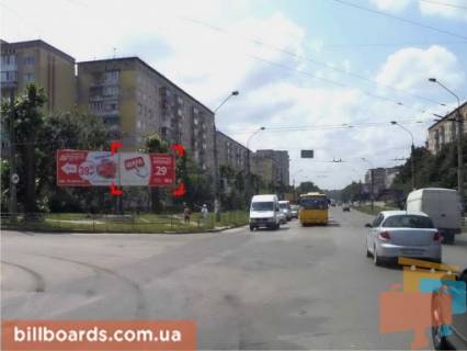 Билборд B в Тернополе вул. 15 квітня – Стуса, справа фото 1