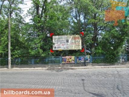 Билборд A в Черновцах вул. Гагаріна (Вокзальна) – Севастопольська фото 1
