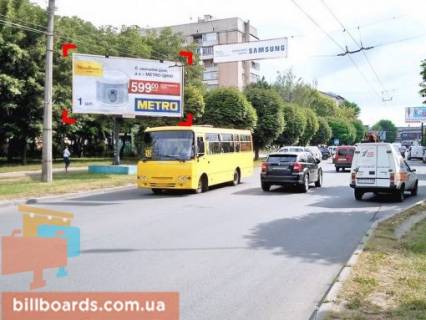 Білборд, Бігборд (Борд)  B у Чернівцях вул. Комарова, 6 Фото 1