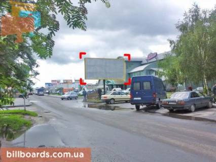 Билборд A в Луцке вул. Кравчука, навпроти буд № 28 фото 1