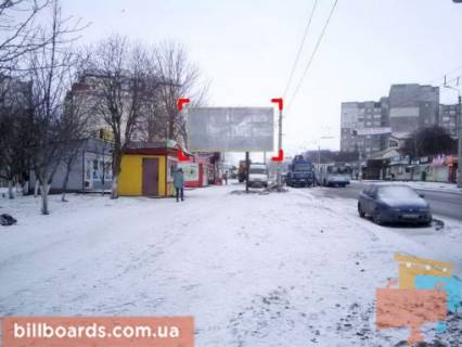 Билборд B в Хмельницком вул. П. Мирного, 35 фото 1