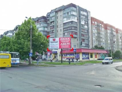 Билборд B в Луцке вул. Воїнів-Інтернаціоналістів, 1 фото 1