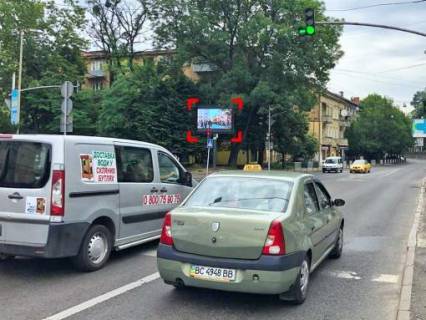 Видеоборд A в Львове пер. вул.  Сахарова – Горбачевського,, розмір 2,3 х 3,2 м екран - 563412 фото 1