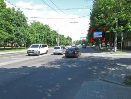 Видеоборд A у Львові вул. Виговського, 7-й Скнилівський пр. 7, ТЦ "Вам" , розмір 2,3 х 3,2 м, екран - 563540 Фото 1