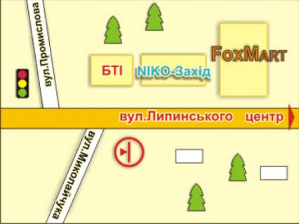 Призма A в Львове вул. Липинського, 54, призма 3 - 176670 схема