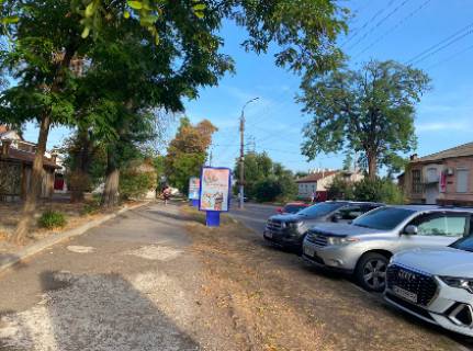 Ситилайт B в Черкассах, 1.2x1.8  ул.Замковий Узвіз ЦЕНТР Ресторан Чайка фото 1