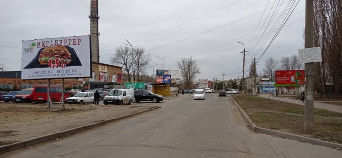 Билборд B в Одессе улПобеды РЫНОК, Автостоянка фото 1