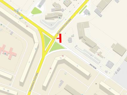 Білборд, Бігборд (Борд)  + у Одесі, 3x12,4x1  Иглези(25-й Чапаевской Дивизии) №2 ЛЕВЫЙ схема