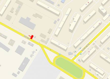 Білборд, Бігборд (Борд)  A у Одесі, 3x6x2  Інглезі вул. (колишня 25-Чапаєвська дивізія вул.), 14Б схема