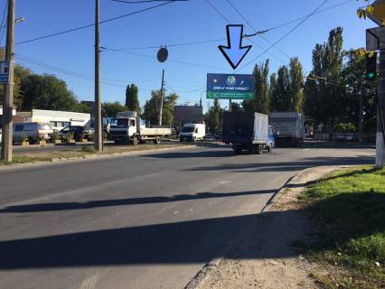 Билборд B в Одессе, 3x6x2  Стуса вул., зупинка "станція Застава ІІ" фото 1