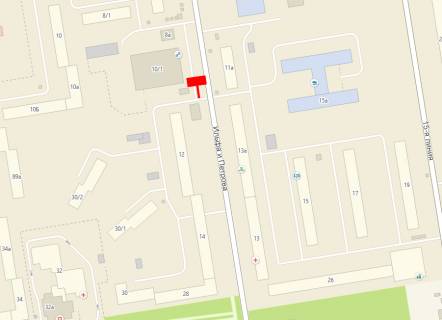 Білборд, Бігборд (Борд)  A у Одесі, 3x6x2  Ільфа та Петрова вул., 12 схема