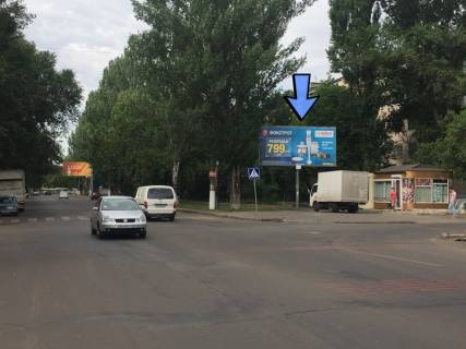 Билборд A в Одессе, 3x6x1  Лип Івана та Юрія вул. (колишня Гайдара вул.), 76 / Вишневського вул. фото 1