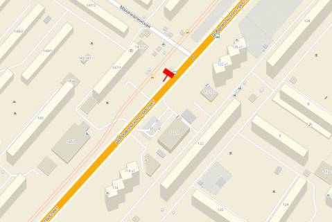 Білборд, Бігборд (Борд)  A у Одесі, 3x6  Добровольського пр-т №147 / 1 схема