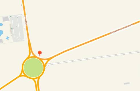 Билборд A в Одеських трасах, 3x6x2  7 км поворот на Авангард (аква парк) з города схема