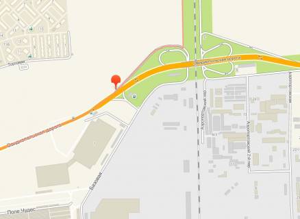 Билборд A в Одессе, 3x6x2  7 км Овідіопільської дороги  (н-я з города ЖК Артвиль, ЖК 7 небо, Епіцентр,Метро) схема