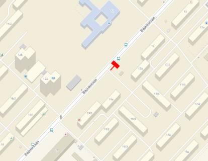 Билборд B в Одессе, 3x6x2  Варненська вул., 17а схема