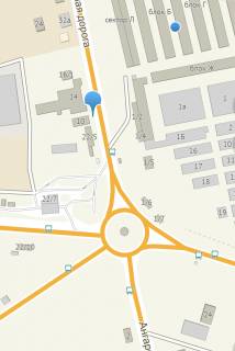 Билборд A в Авангард (Авангард), 3x6x2  р-к Анжелика  (Авторынок, Два Столба,Агротехника,АЗС ОККО) схема