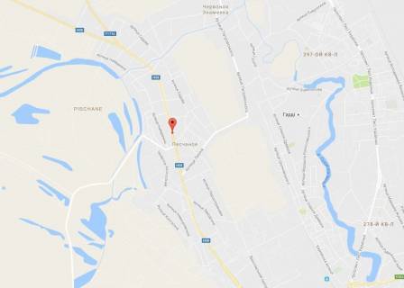 Билборд A в Кременчуге, 3 х 6  Піщане, вул. Київська, біля будинку 114, р-н церкви схема