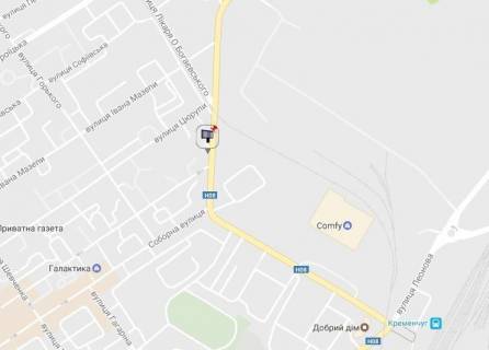 Призма B в Кременчуге, 3 х 6  просп. Свободи, 5, перехр. з вул. Майора Барищака, район фабрики «Рошен» та завода «Кредмаш» - 87188 схема