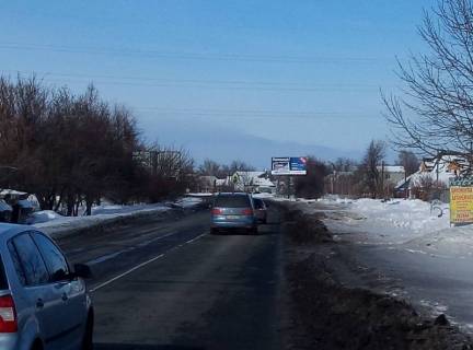 Билборд A в Кременчуге Песчаное, ул. Киевская, 166 (ЛЕП) фото 1