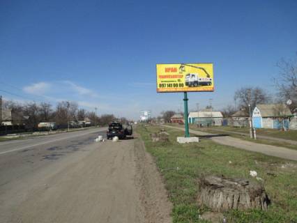 Билборд A в Кременчуге, 3 х 6  Піщане, вул. Київська, біля будинку 114, р-н церкви фото 1