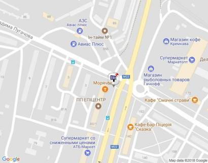 Призматрон, Призма A у Кременчуці, 3 х 6  просп. Свободи (ул.60л.Октября), 83/1, перекр. з В. Пугачова (вул. Московська), велика транспортна розв'язка, напрямок в центр - 158189 схема