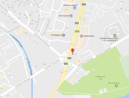 Призма B в Кременчуге, 3 х 6  просп. Свободи, 8а, перехр. з вул. Троїцькою та вул. Хорольською, район супермаркету «АТБ» та електростанції - 87197 схема