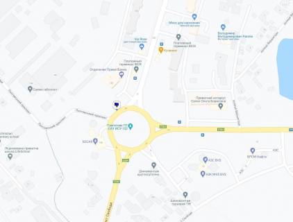 Білборд, Бігборд (Борд)  A у Кременчуці, 3 х 6  просп. Л.Українки, коло Пивзавода, заїзд на міст, перехр. з просп. Свободи, р-н гіпермаркету «МаркетОпт», напрямок у центр (праворуч) схема