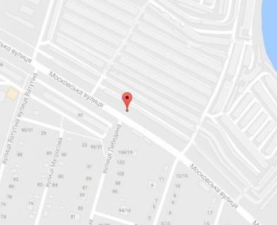 Білборд, Бігборд (Борд)  B у Кременчуці, 3 х 6  вул. В.Пугачова, перехр. з вул. Лебединою, р-н Оптового продовольчого ринку, поворот до будівельного ринку схема