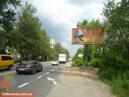 Билборд A в Софиевской Борщаговке, 6x3  с. Соф. Борщагівка, автодорога Київ-Бишів, ЖК "Барселона" фото 1