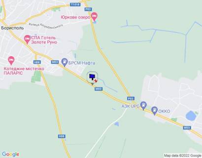 Билборд B в Київських трасах Харківська траса, траса М-03 "Київ-Харків", км 42+800 право, за 1.3км до АЗС БРСМ-Нафта та Укрнафта схема