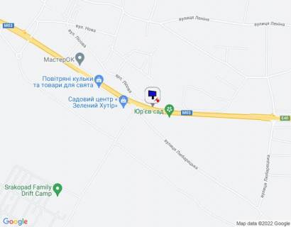 Билборд A в Иванков с. Іванків, харківська траса, траса М-03 "Київ-Харків", км 47+600 ліво, біля АЗС Sun Oil, за 1км до автобусної зупинки та повороту на вул. Пролетарська, через 800м після АЗС GLUSCO та повороту на вул. Любарецька схема