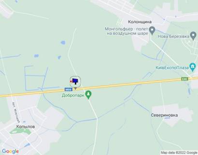 Білборд, Бігборд (Борд)  A у Київських трасах Траса М-06 "Київ-Чоп" (Житомир), км 43+500 ліво, за 300м до повороту на Мотижин та автобусної зупинки схема