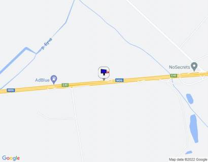 Билборд A в Березовке (Киевской области) с. Березівка, траса М-06 "Київ-Чоп" (Житомир), км 40+100 право, за 250м до автобусної зупинки "Северинівка", через 500м після АЗС АМІК схема