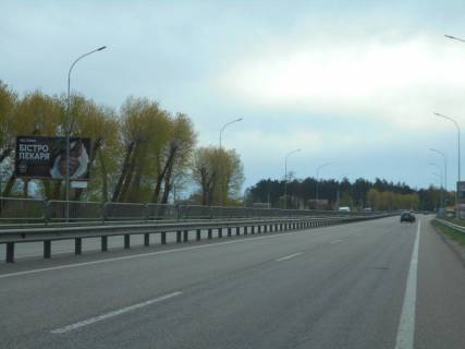 Билборд B в Иванков с. Іванків, харківська траса, траса М-03 "Київ-Харків", км 46+200 ліво, за 250м до магазину Фора, за 550м до автобусної зупинки та повороту на вул. Пролетарська, через 850м після АЗС ОККО фото 1