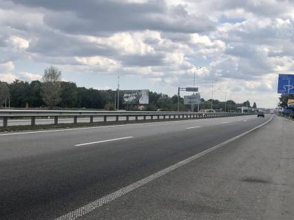 Білборд, Бігборд (Борд)  B у Бородянці траса Київ-Знам'янка, км 24+700 (ліворуч), 6км 700м від КПП Києва, в напрямку з Києва Фото 1