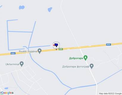 Билборд A в Київських трасах Траса М-06 "Київ-Чоп" (Житомир), км 44+000 ліво, за 800м до повороту на Мотижин та автобусної зупинки, через 500м після заводу "Ruukki" схема