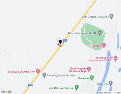 Билборд A в Хотяновке с. Хотянівка, траса Р-69 "Київ-Вишгород-Десна", км 33+850 право, за 650м до повороту на базу відпочинку Арсеналець та "МРІЯ", через 550м після екобази КОЗАНОСТРА, через 600м після автобусної зупинки схема