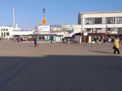 Призма A в Харькове, 6х3  Привокзальний м-н - ст. м. "Південний вокзал" (фасад лівий) - 431384 фото 1