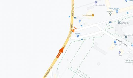 Видеоборд A в Харькове Проскури вул. - Харківське шосе (з центру) (А) - 392100 схема