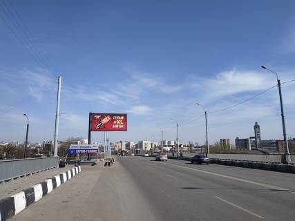 Білборд, Бігборд (Борд)  B у Харкові, 6х3  Кузинський шляхопровід  (до центру)  (Б) Фото 1