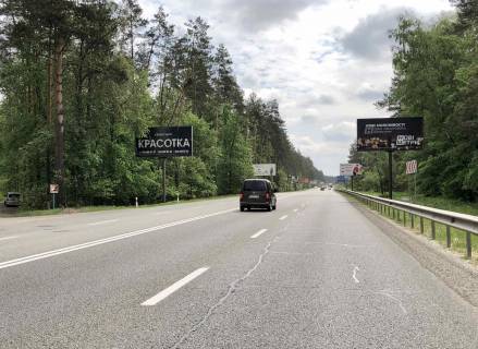 Билборд B в Ирпене, 6*3  автодорога Р-30, на відстані 1 км 250м від круга (в напрямку Києва) фото 1